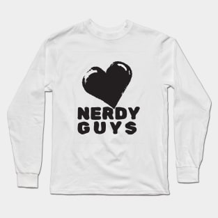 I Heart Nerdy Guys Long Sleeve T-Shirt